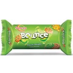  Sunfeast Bounce Biscuits - Elaichi Creme Cookies 78 GM