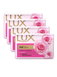 Lux Soft Glow Rose & Vitamin E For Glowing Skin Pack Of 4- 75gm